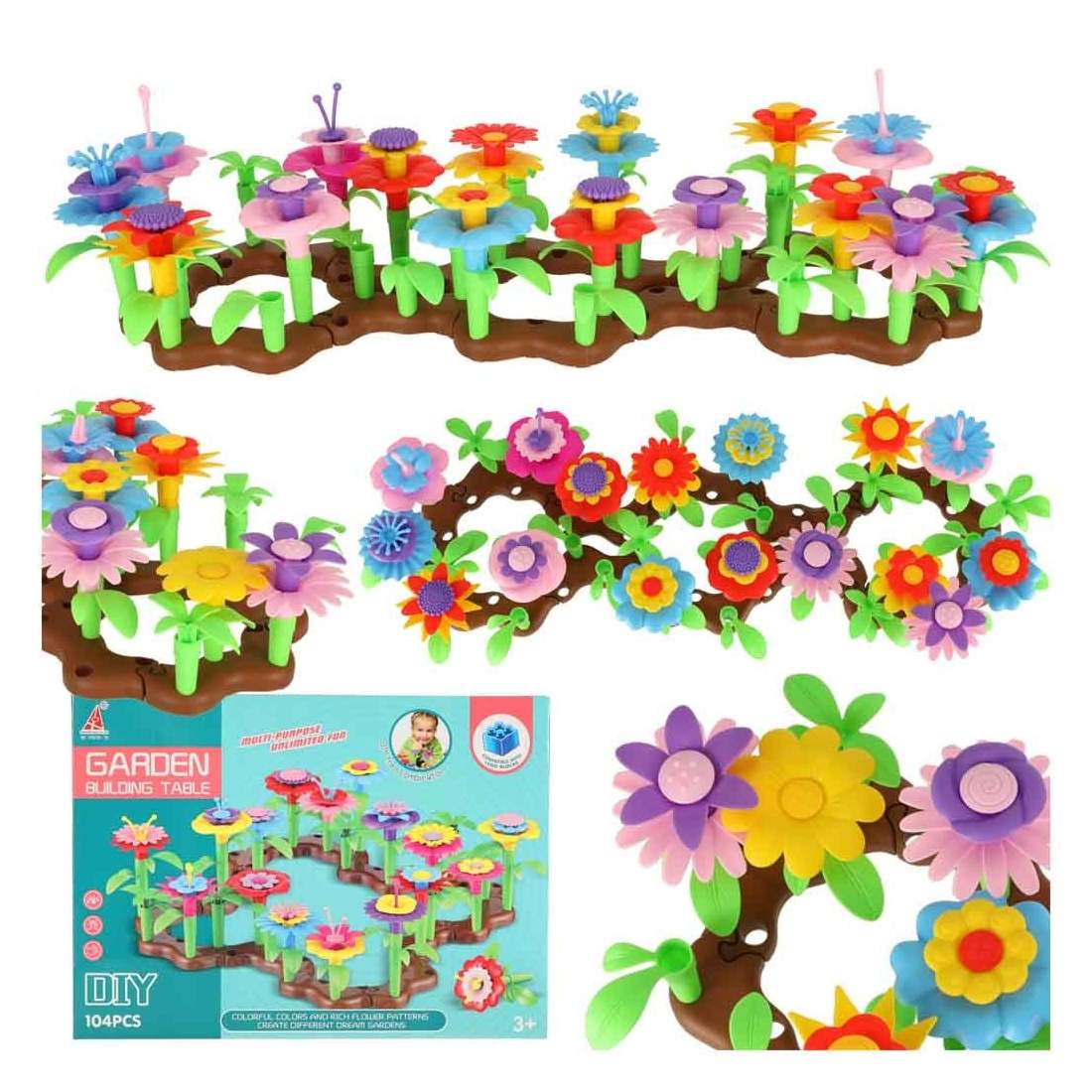 Blomsterträdgård Byggset - 104 Delar | Hälsa & Skönhet - Personvård - Vård & Rehabilitering - Hållning | Pryloteket