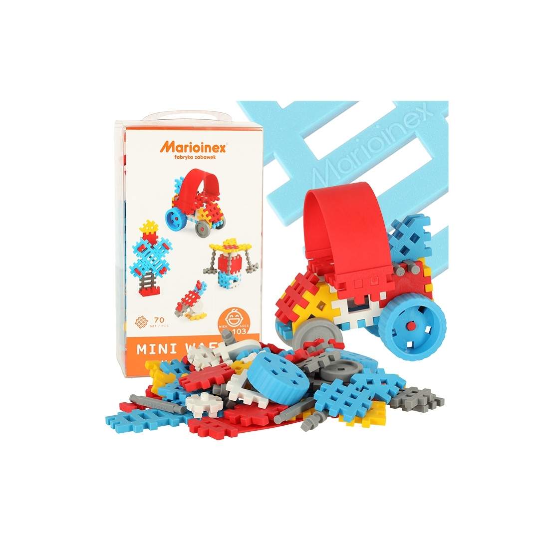 Byggstenar 70 delar - Kreativ lek för barn 3+ | Hem & Hobby - Hem & Hushåll - Bygg | Pryloteket