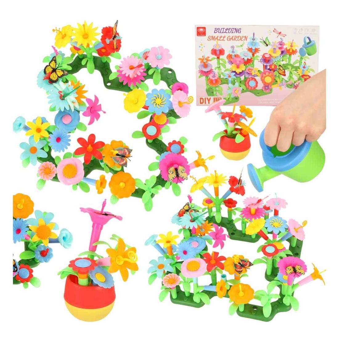 Blomsterträdgård Byggset - 175 Delar Kreativ Lek | Hem & Hobby - Hem & Hushåll - Kök - Köksredskap - Lock | Pryloteket