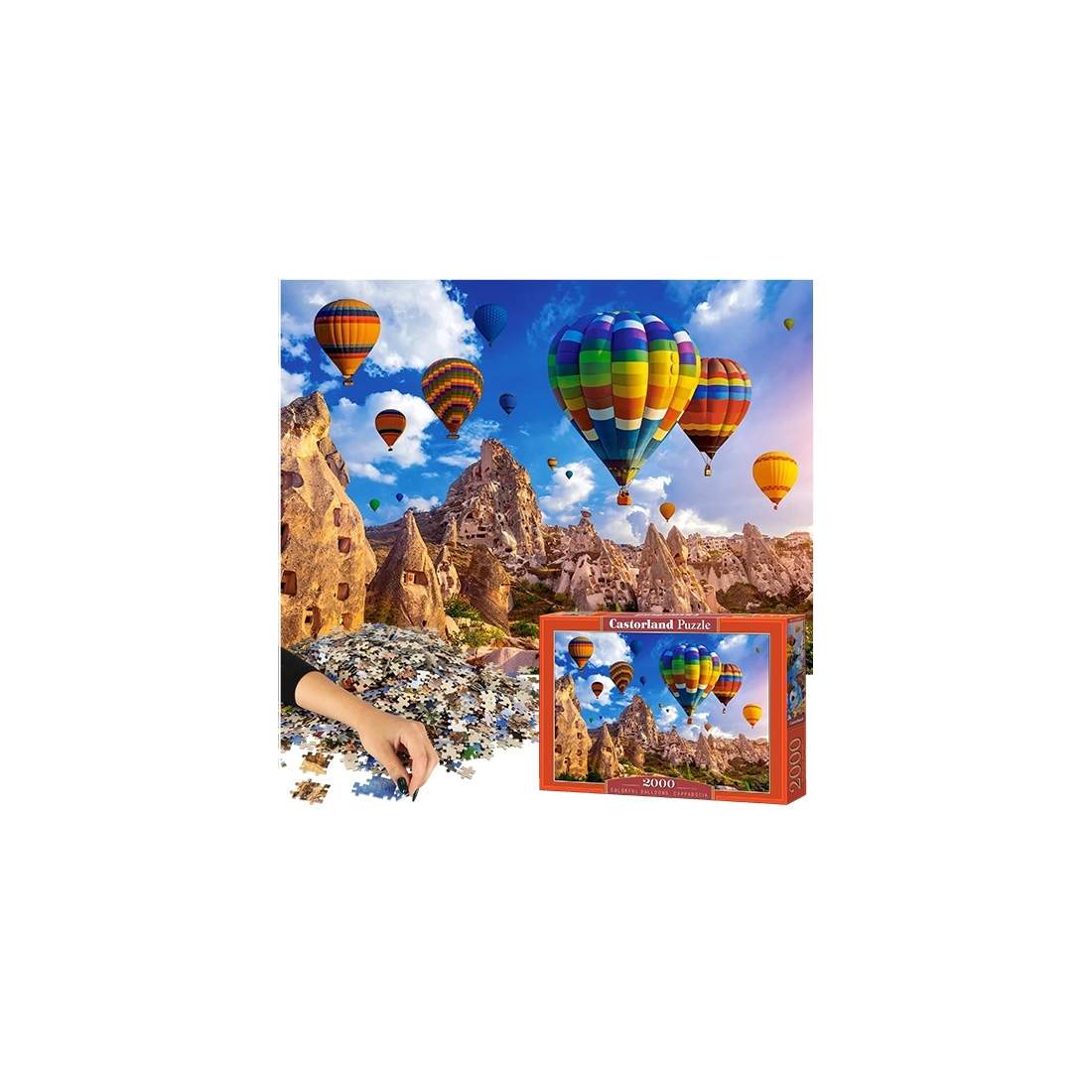 Pussel 2000 bitar - Kappadokien panorama | Hälsa & Skönhet - Personvård - Vård & Rehabilitering - Hållning | Pryloteket