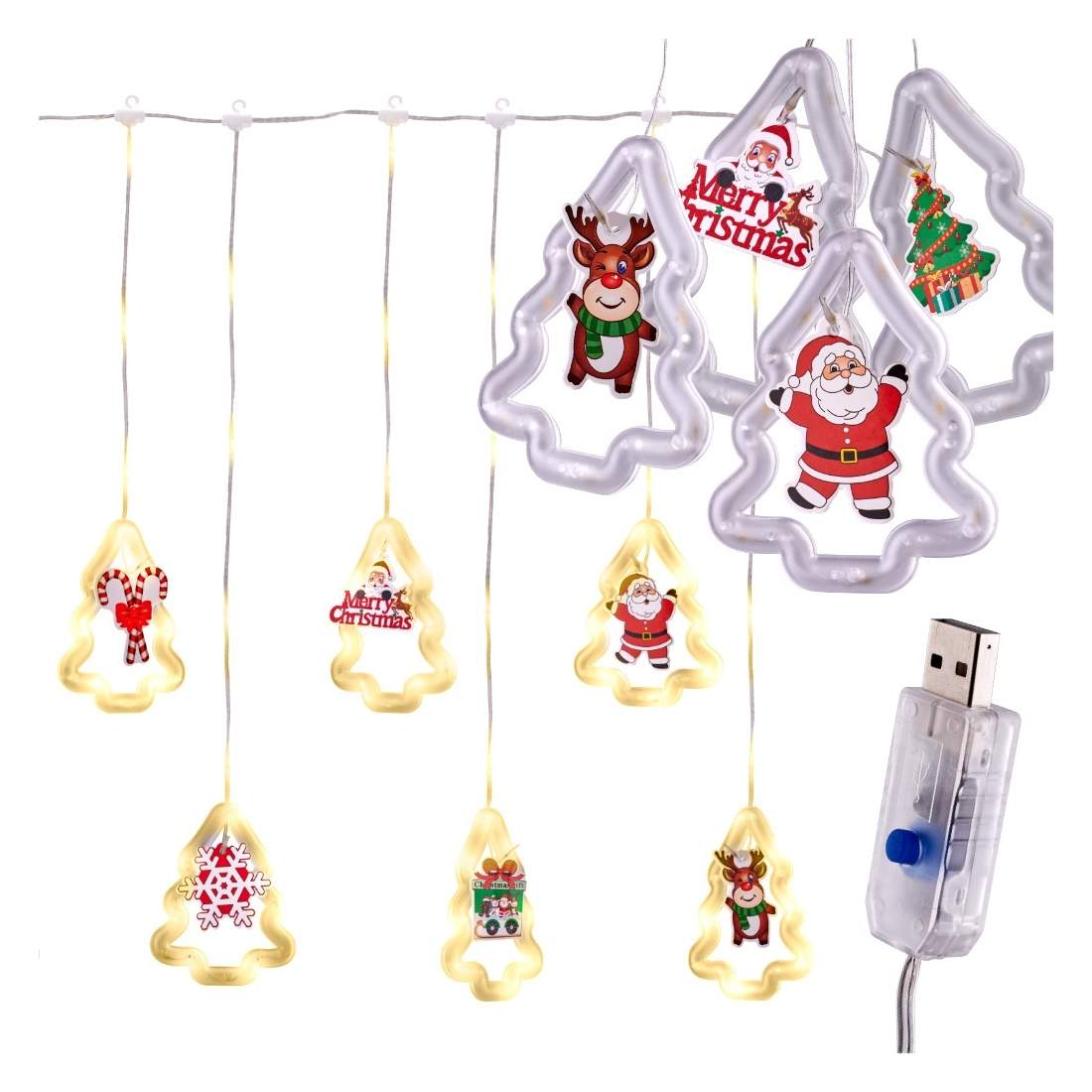 Ljusridå 3m med 8 Ljuslägen & Fjärrkontroll | Elektronik - Kablar & Adaptrar - Adaptrar & Signalomvandlare - USB | Pryloteket