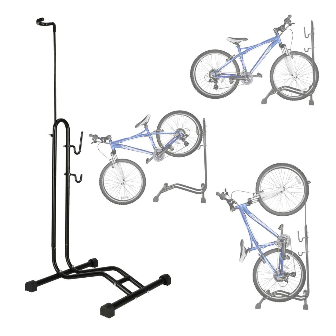 Starkt cykelställ i svart metall | Sport & Fritid - Cykeltillbehör - Cykelställ | Pryloteket