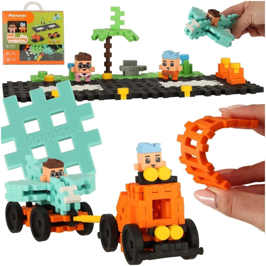 Lufthavnsbyggesæt med 148 dele til børn 5+