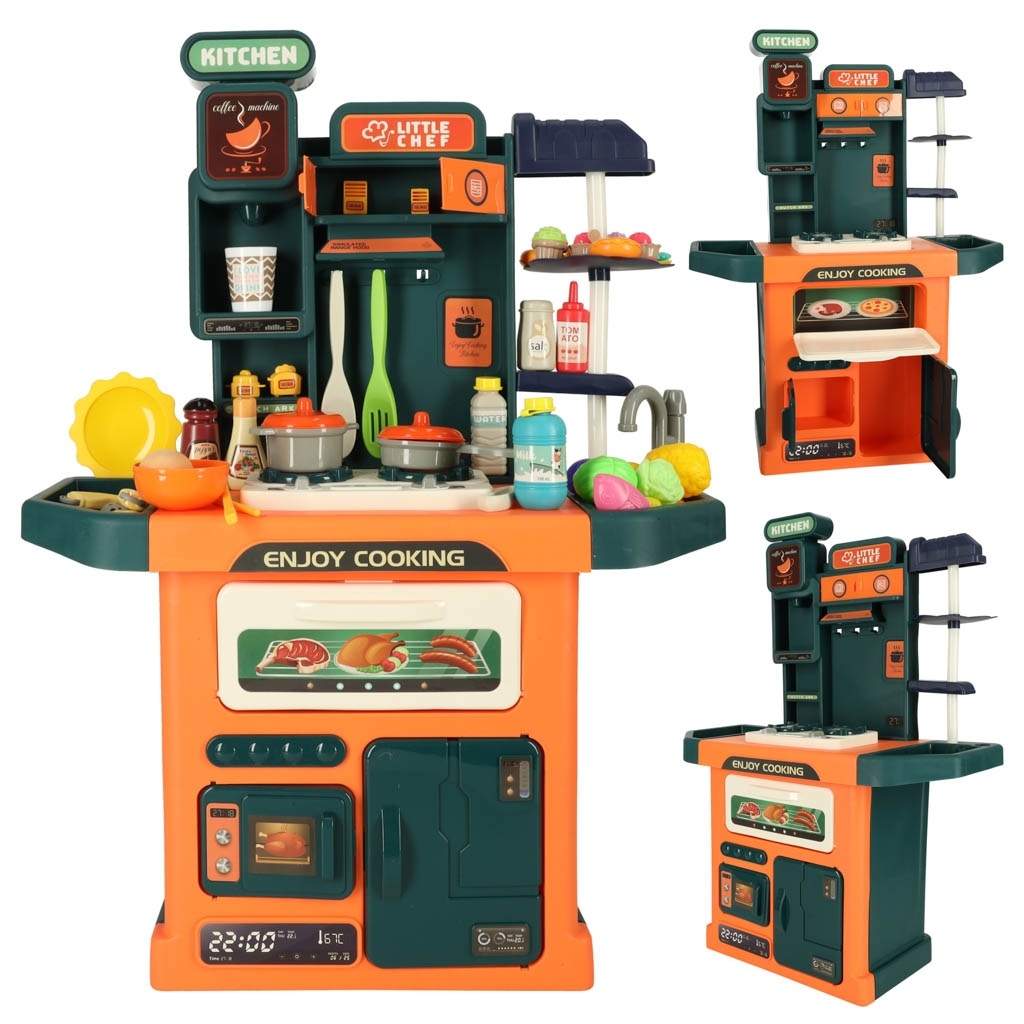 Barnkök i plast med kran & lampor, 77 delar | Elektronik - Tillbehör Mobil & Surfplatta - Mobiltillbehör - Mobilkablar - Tillbehör | Pryloteket