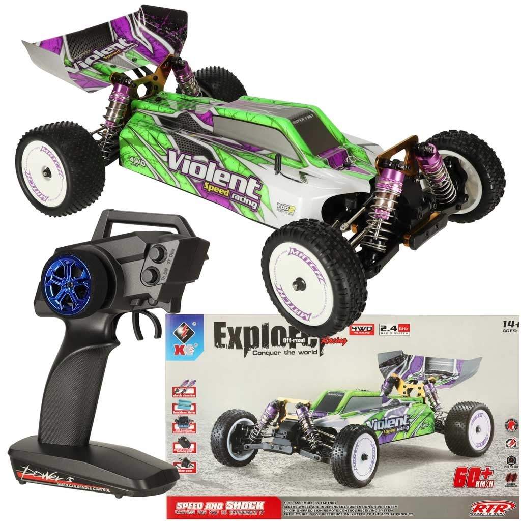 Fjernbetjening 4WD RC bil 1:10 høj hastighed