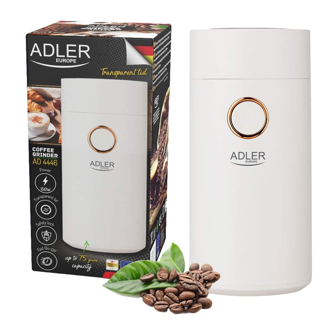 Elektrisk Kaffekvarn Justerbar Malningsgrad | Hem & Hobby | Pryloteket