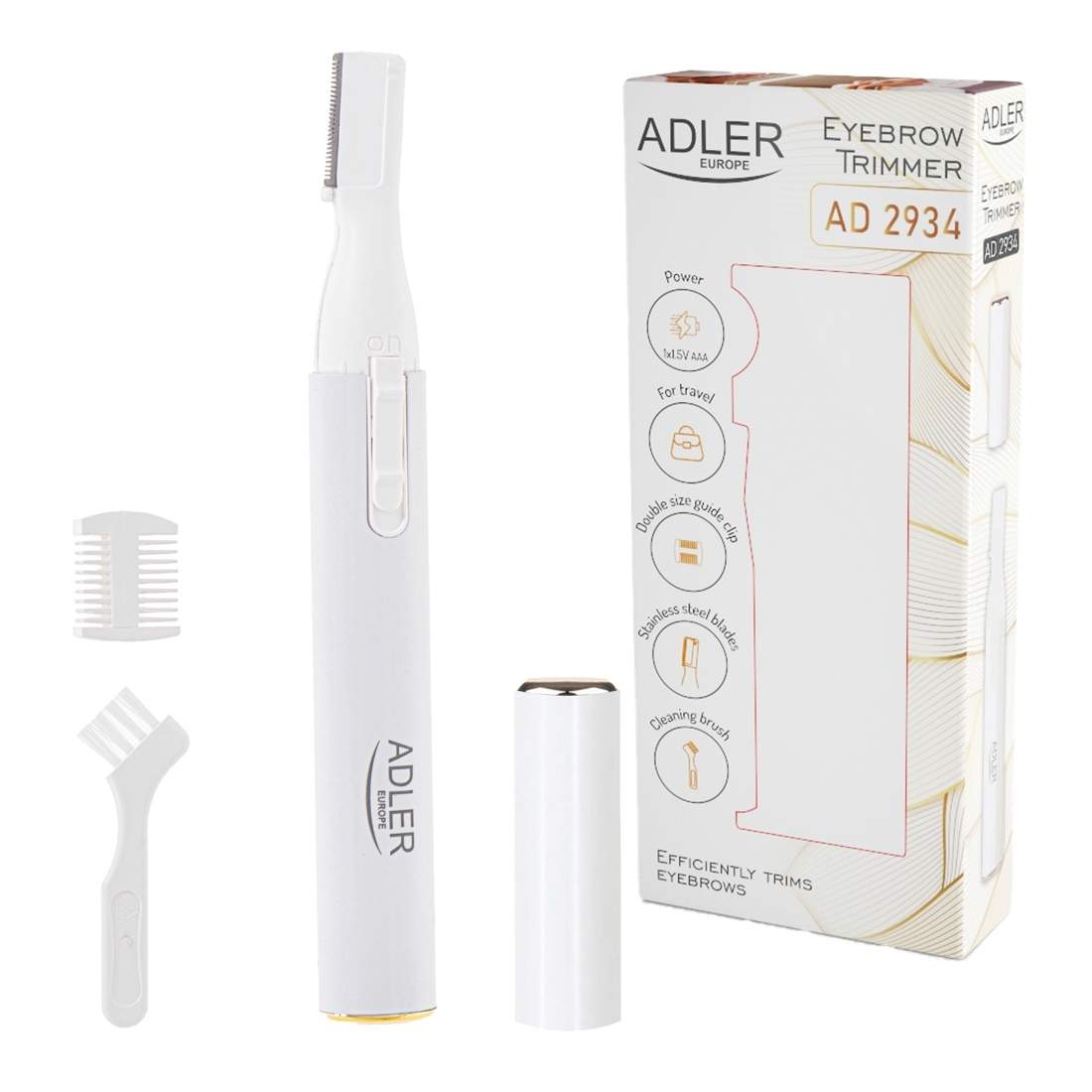 Precisionstrimmer för Ögonbryn med LED-ljus | Hem & Hobby | Pryloteket
