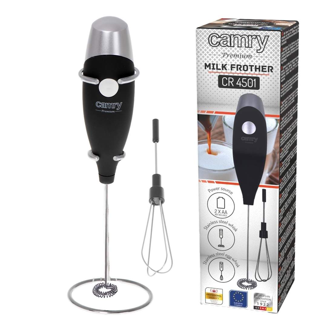 Elektrisk Mjölkskummare med Omrörare för Kaffedrycker | Hem & Hobby | Pryloteket