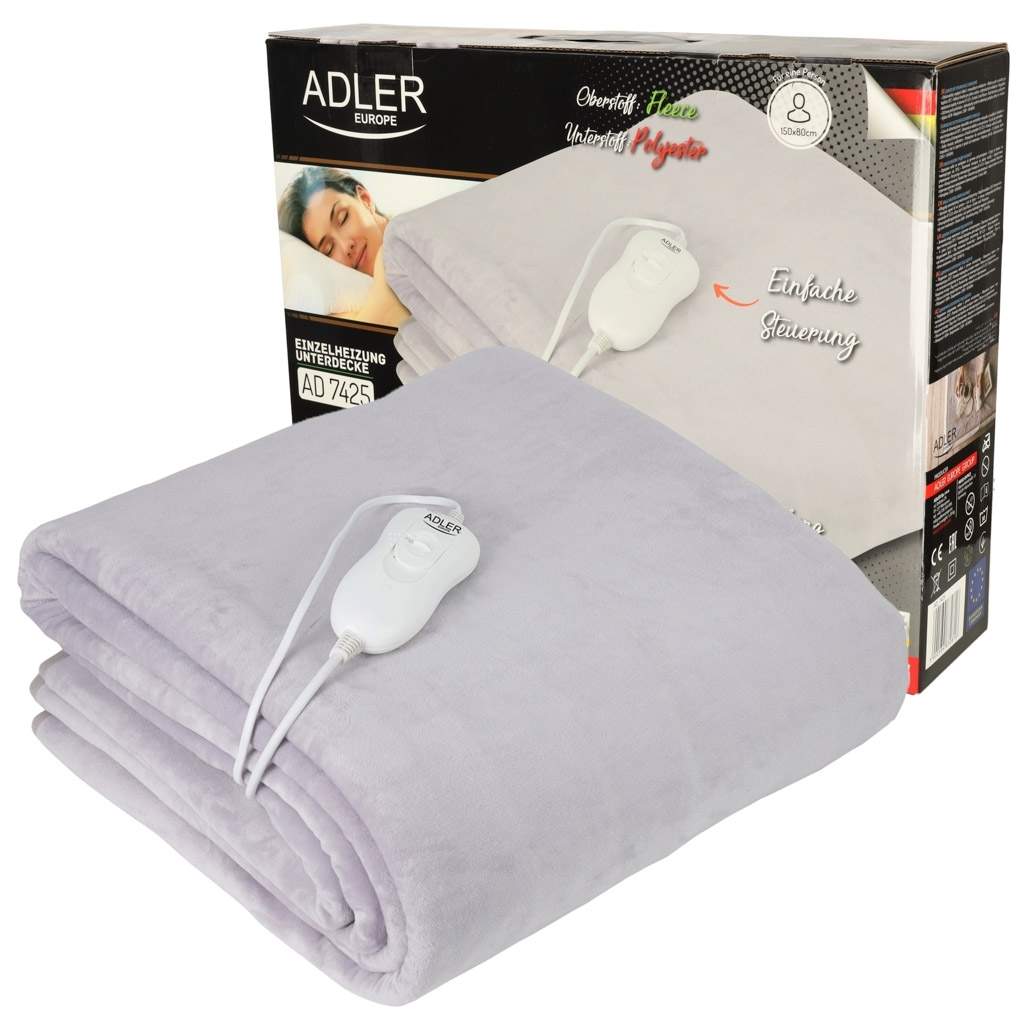 El-varmetæppe 150x80cm, fjernbetjening, 4 niveauer billede