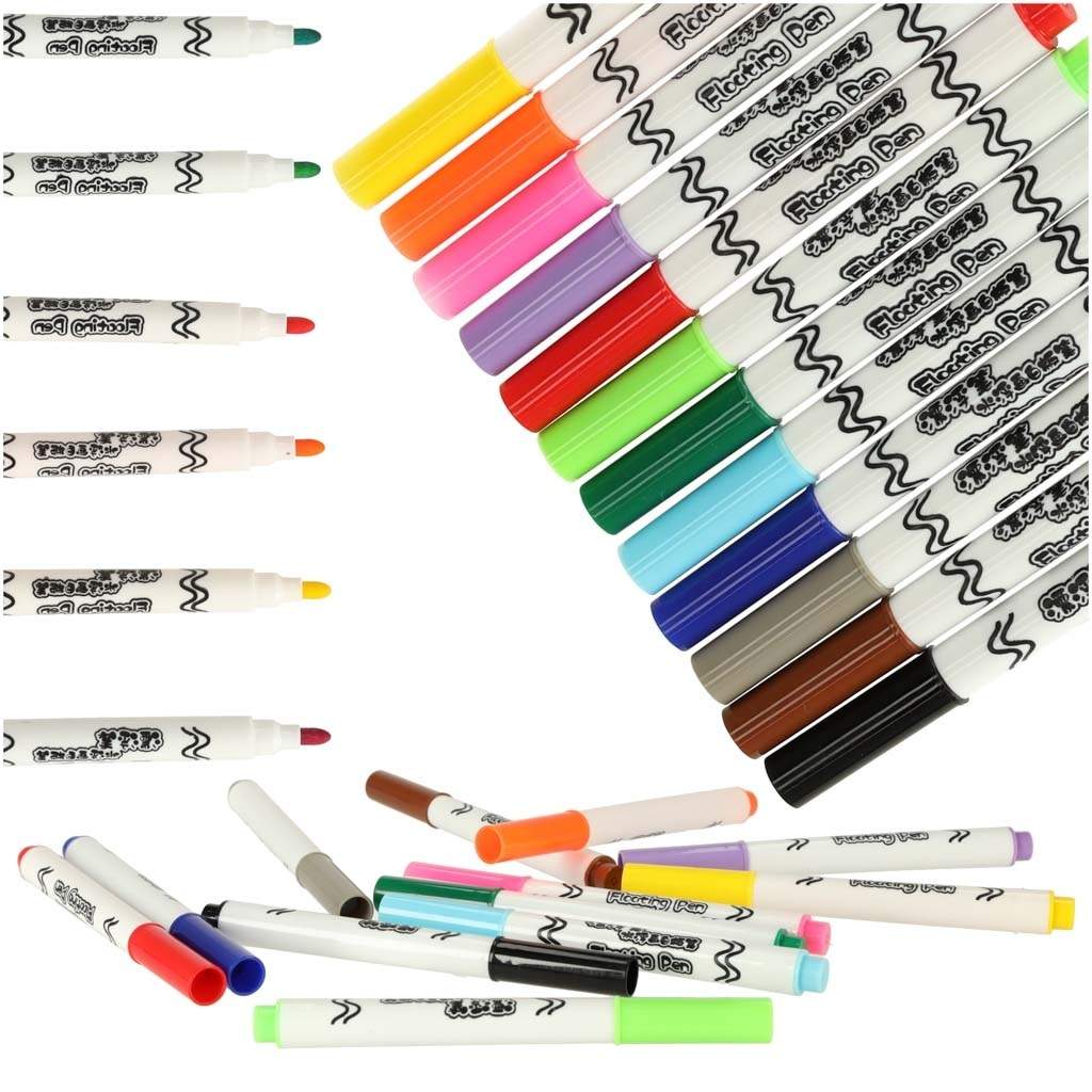 Magic Water Markers - 12-pak til kreativ tegning