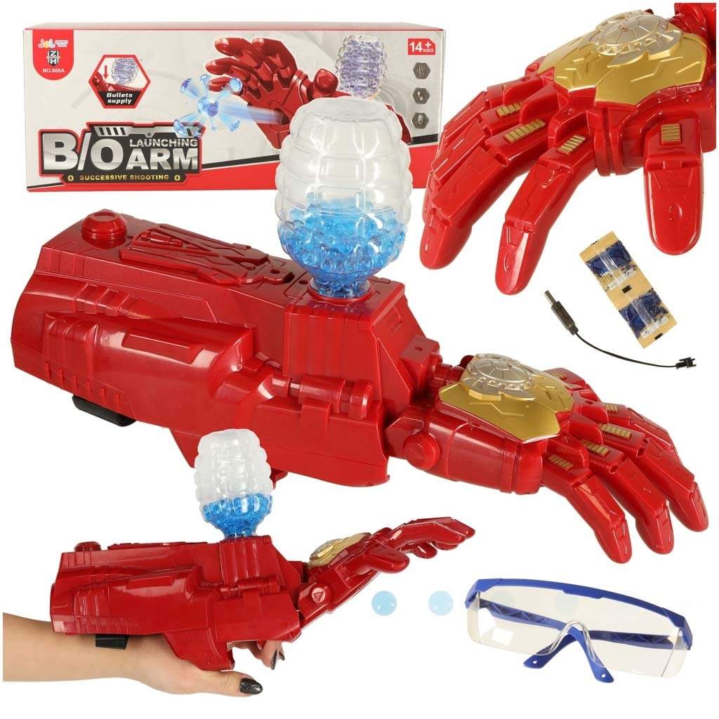 Elektrisk vandpistol USB-opladning Rød