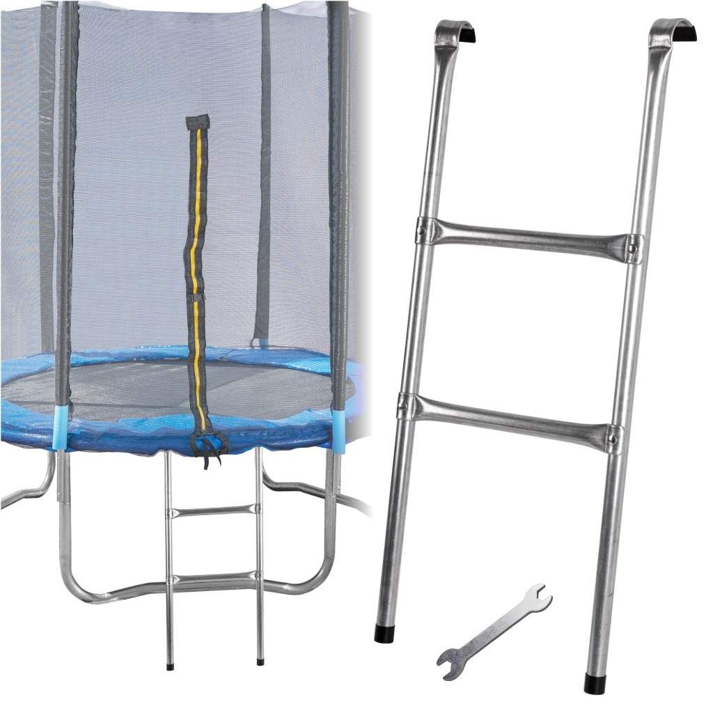 Metal trampolinstige til sikker opstigning