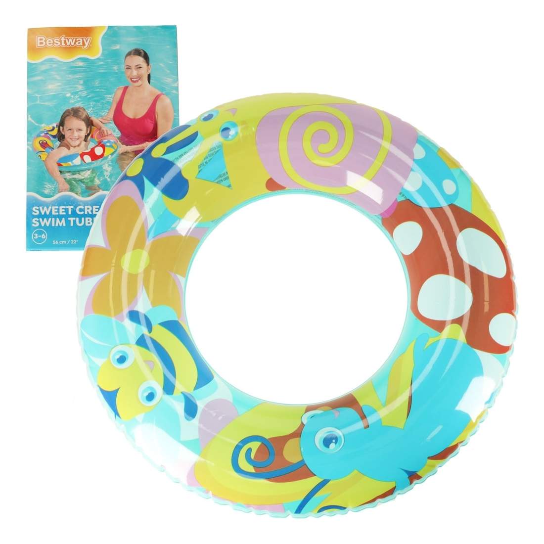 Uppblåsbart Simhjul för Barn - Snigelfjäril Design | Leksaker & Spel - Leksaker - Bad- & Vattenlek - Uppblåsbart | Pryloteket