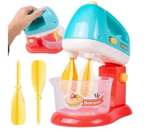 Bærbar batteridrevet mixer og foodprocessor