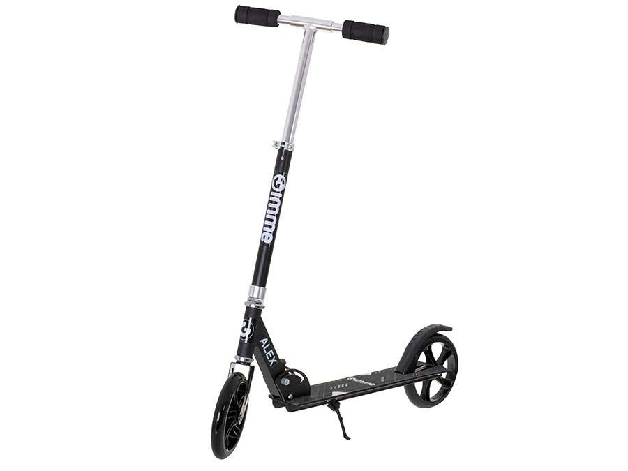 Hopfällbar svart skoter med 200mm hjul | Hem & Hobby | Pryloteket