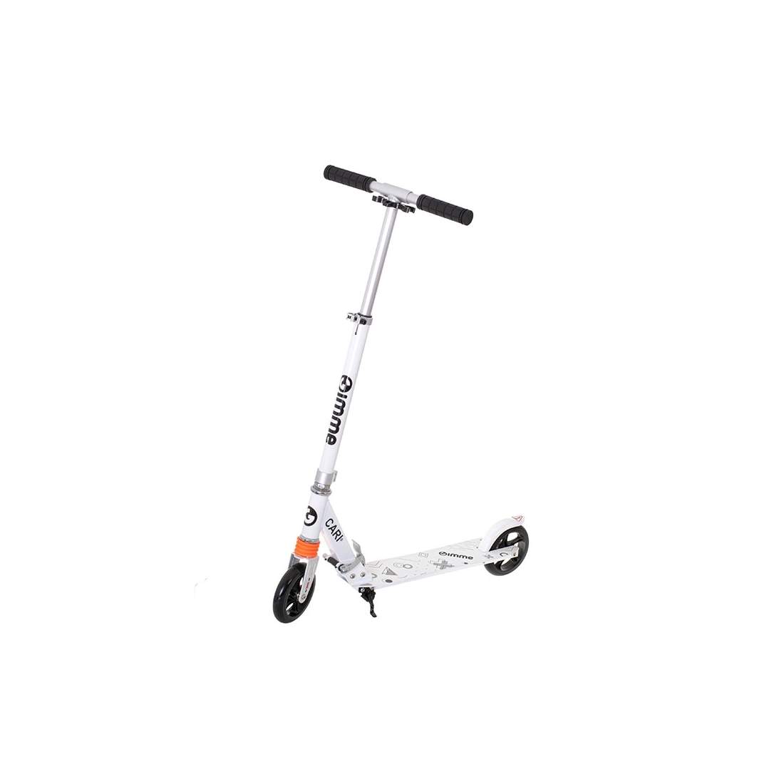 Hopfällbar vit skoter 145mm hjul - kompakt | Hem & Hobby | Pryloteket