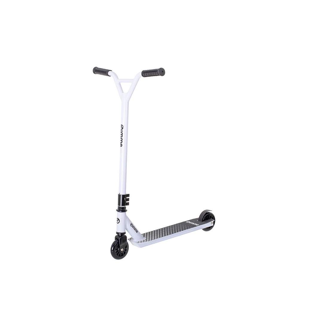 Vit stuntskoter med 100mm hjul, förstärkt konstruktion | Hem & Hobby - Hem & Hushåll - Bygg | Pryloteket