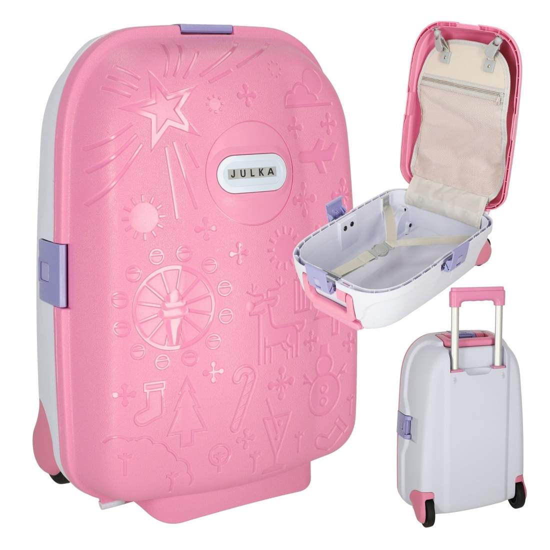 Rosa barnväska på hjul, handbagage | Hem & Hobby - Husdjur - Katt | Pryloteket