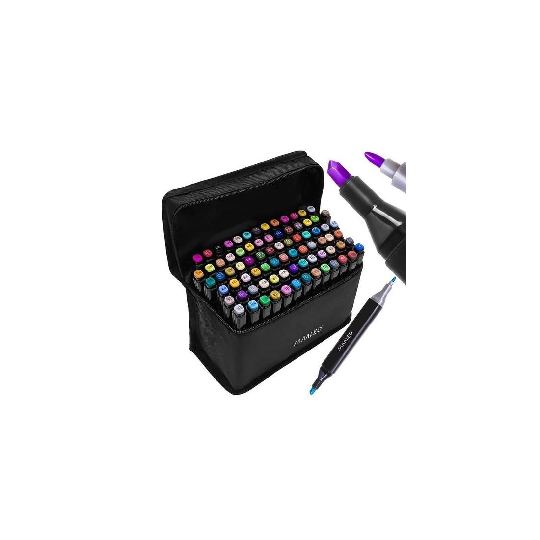 Dubbelsidiga spritmarkörer 80+ färger med stativ | Elektronik - Tillbehör Mobil & Surfplatta - Surfplatta Tillbehör - Stativ | Pryloteket