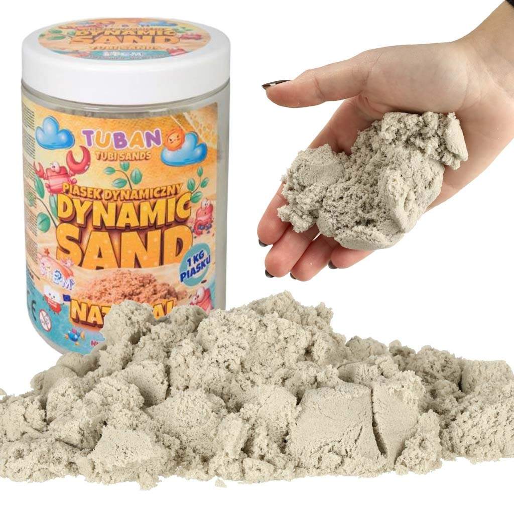 Natursand 1 kg til kreativ leg og håndværk