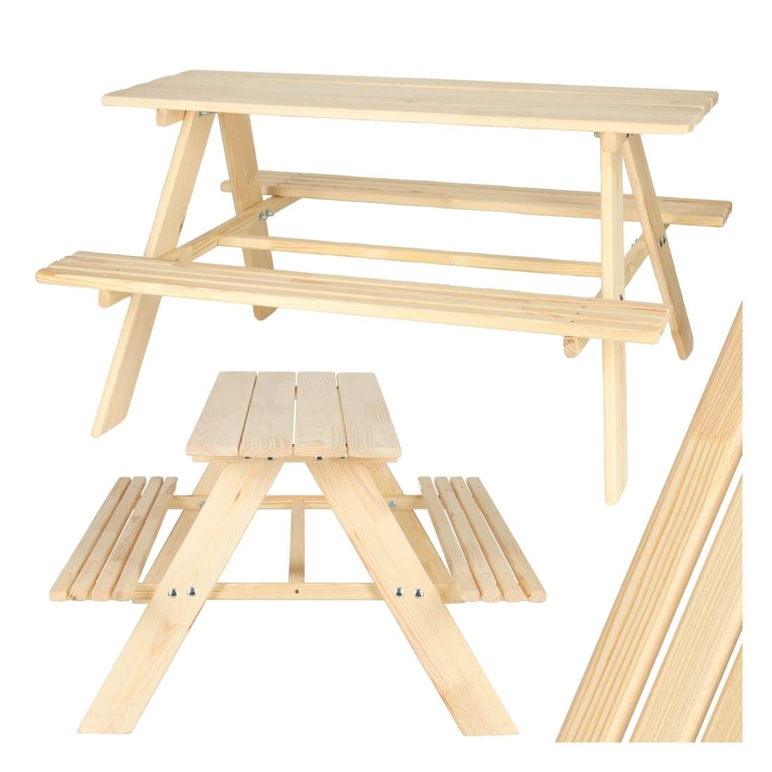 Trädgårdsbord med bänkar för utomhusbruk | Hem & Hobby - Hem & Hushåll - Trädgårdsartiklar - Trädgårdsbord | Pryloteket