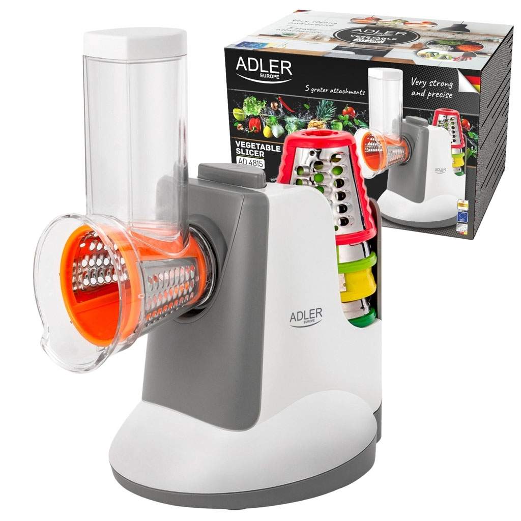 Effektiv grøntsagskværn med 5 tilbehør billede