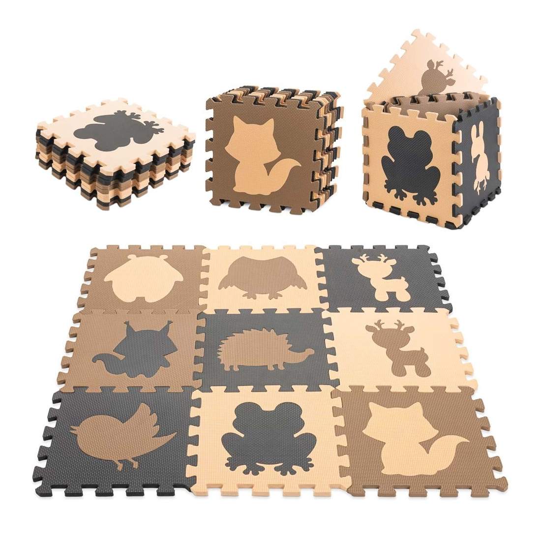 Färgglatt skumpussel med djur, lätt att rengöra | Leksaker & Spel - Leksaker - Pussel | Pryloteket