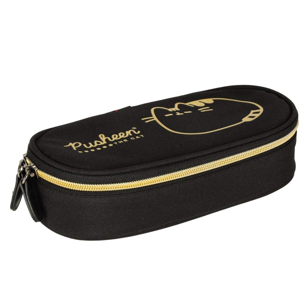 Polstret penalhus guld Pusheen design