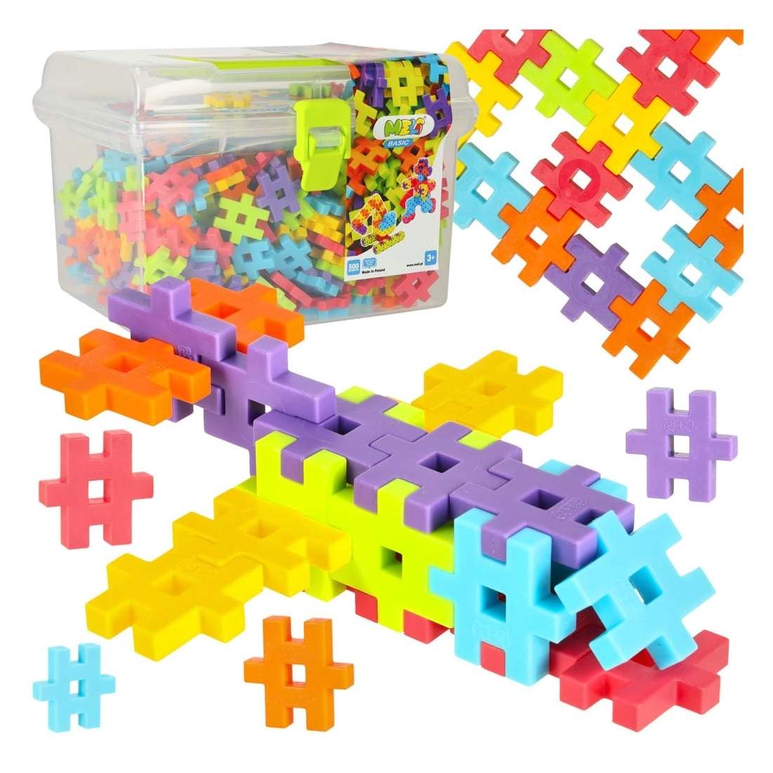 Reseset Byggblock 500 Delar - Kreativ Lek | Hem & Hobby - Hem & Hushåll - Kök - Köksredskap - Lock | Pryloteket