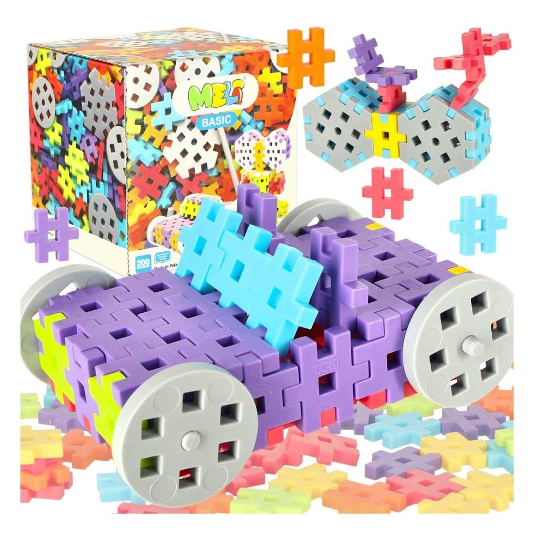 Kreativa byggblock set - 200 delar wafers | Elektronik - Tillbehör Mobil & Surfplatta - Skärmskydd - LG | Pryloteket