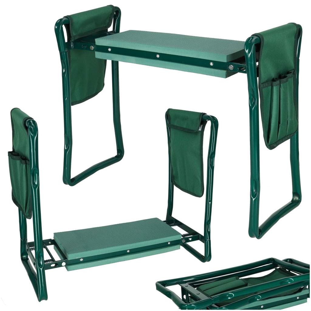 Sammenfoldelig haveknæler 3-i-1 - Praktisk og behagelig