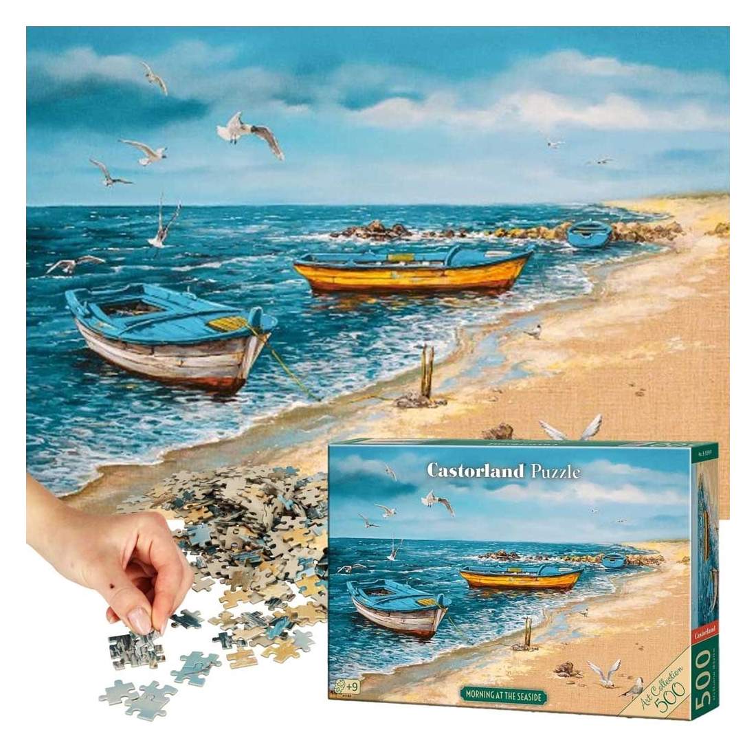Pussel 500 bitar - Havslandskap i gryning | Leksaker & Spel - Leksaker - Pussel | Pryloteket