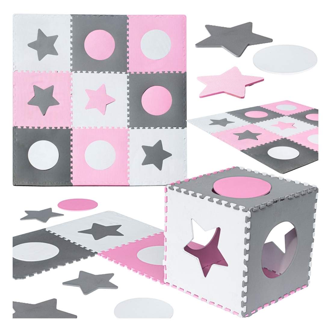 Stora skumpussel 60x60 cm - Lekmatta för barn | Leksaker & Spel - Leksaker - Pussel | Pryloteket