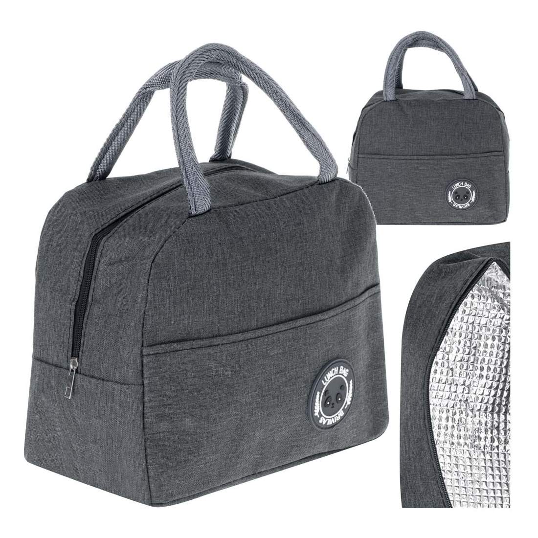 Grå isolerad matväska för alla tillfällen | Mode & Accessoarer - Väskor & Plånböcker - Matväskor | Pryloteket