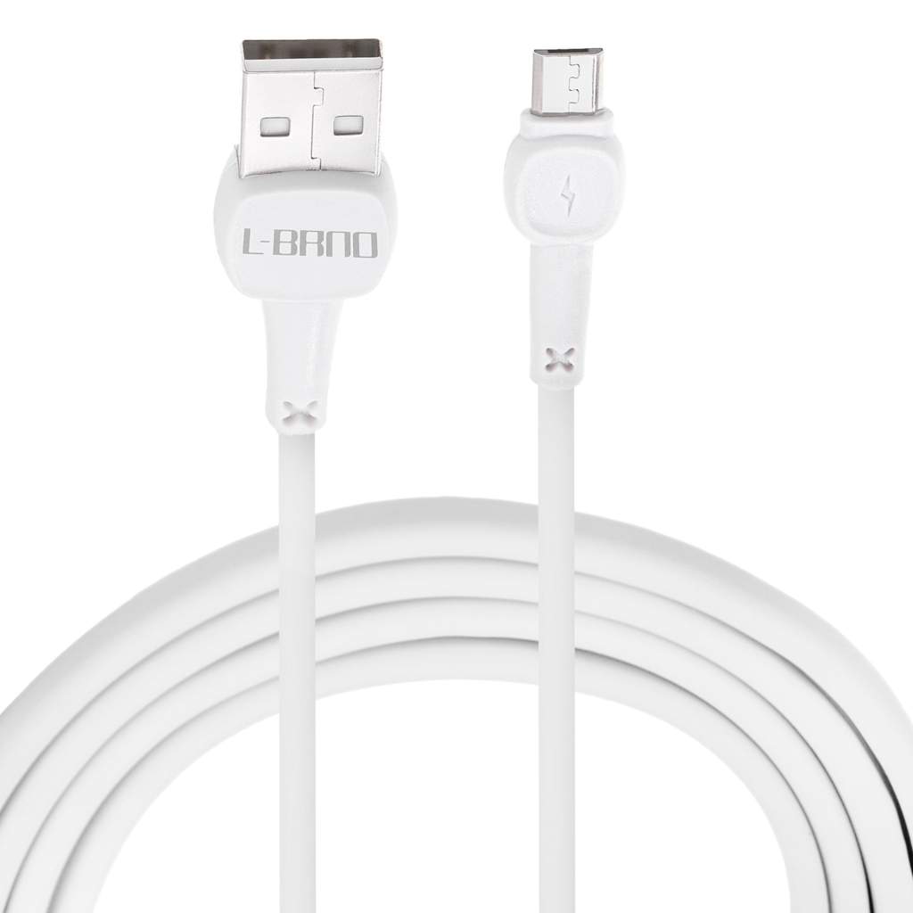 Snabbladdningskabel Micro USB 2A, 100 cm, Vit | Elektronik - Kablar & Adaptrar - Adaptrar & Signalomvandlare - USB | Pryloteket