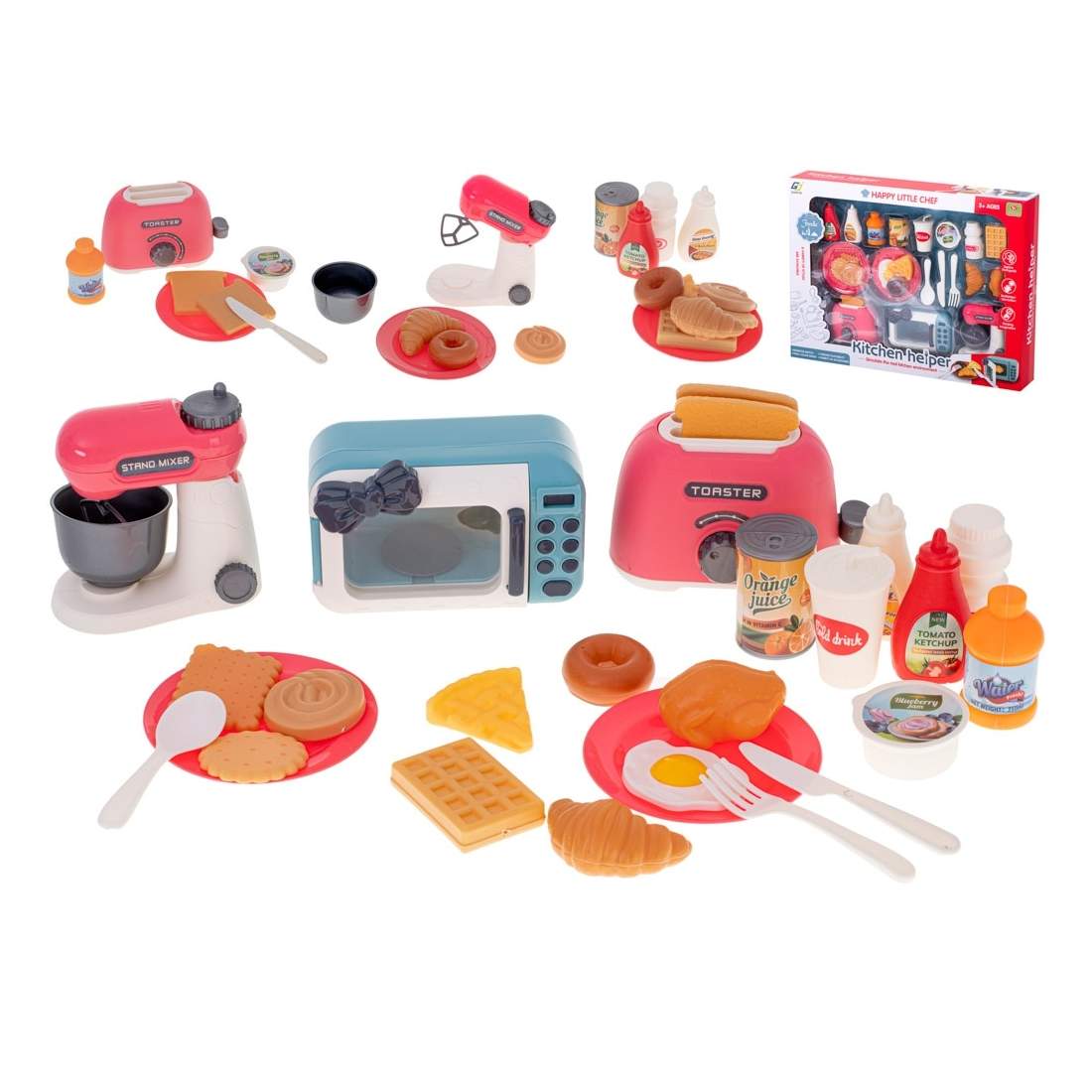 Kompakt Mikrovågsugn, Brödrost & Mixer Set