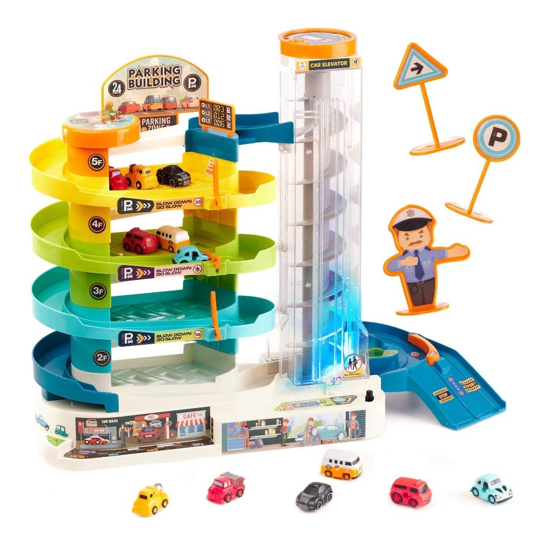 Elparkering med hiss i plast, 33x13,5x30,5 cm | Hälsa & Skönhet - Personvård - Vård & Rehabilitering - Hållning | Pryloteket