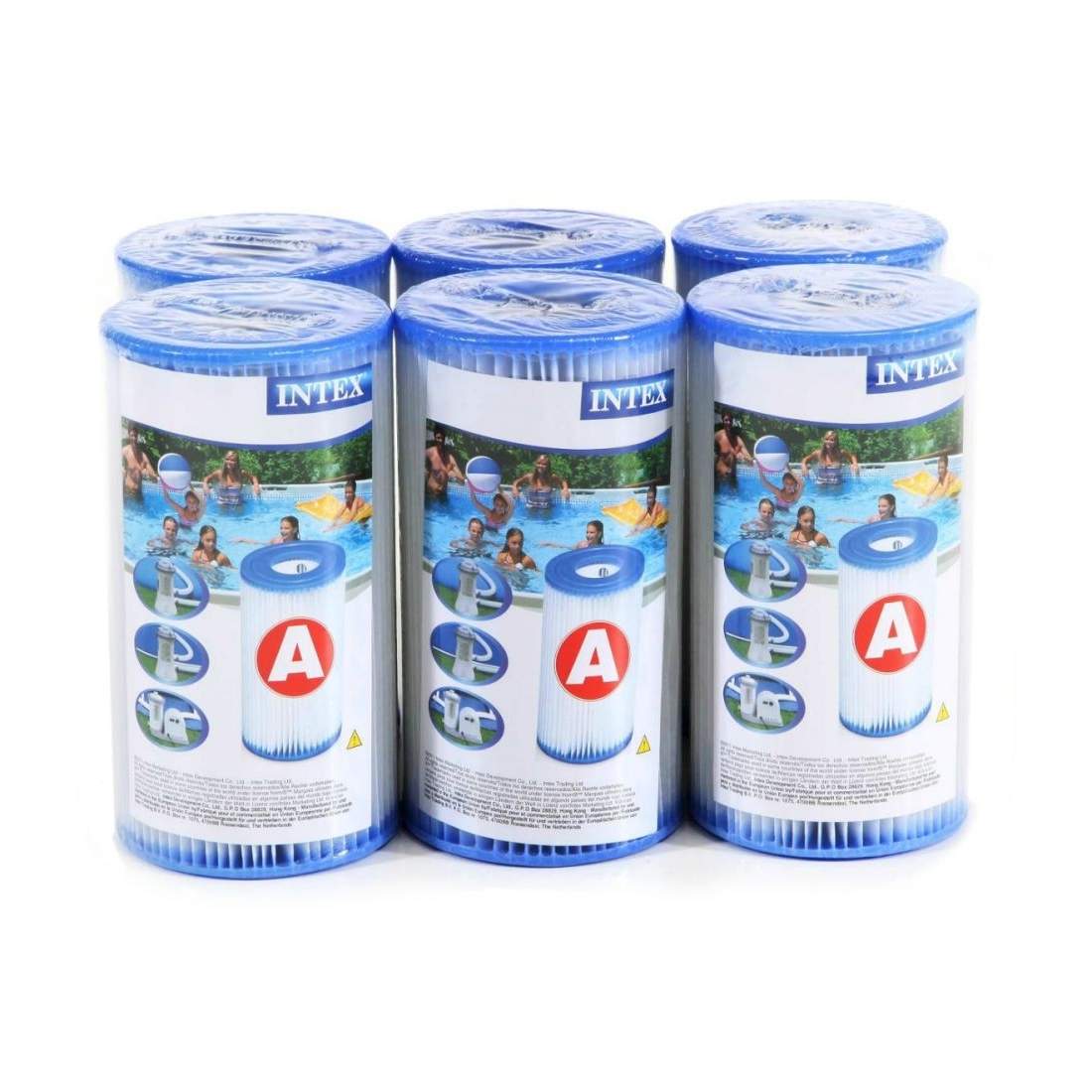 Intex Pumpfilter A, 6-pack, 20 cm Höjd | Hälsa & Skönhet - Personvård - Hygien | Pryloteket