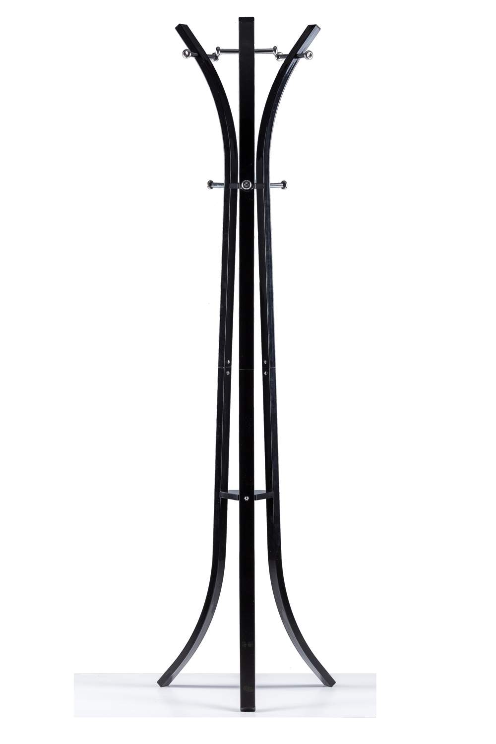 Svart Stabil Klädhängare i Metall med 9 Krokar | Mode & Accessoarer - Accessoarer - Paraply | Pryloteket