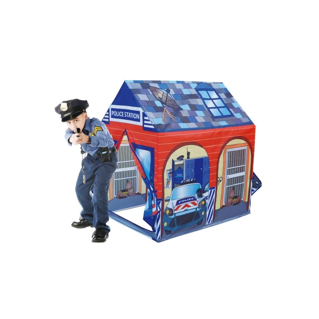 Barnvänligt Polistält för Lek, Inne/Ute, Ålder 3+ | Hem & Hobby | Pryloteket