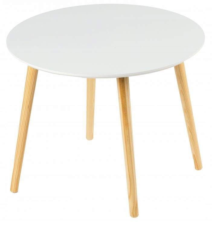 Moderne sofabord i træ, 60 cm, nem montering
