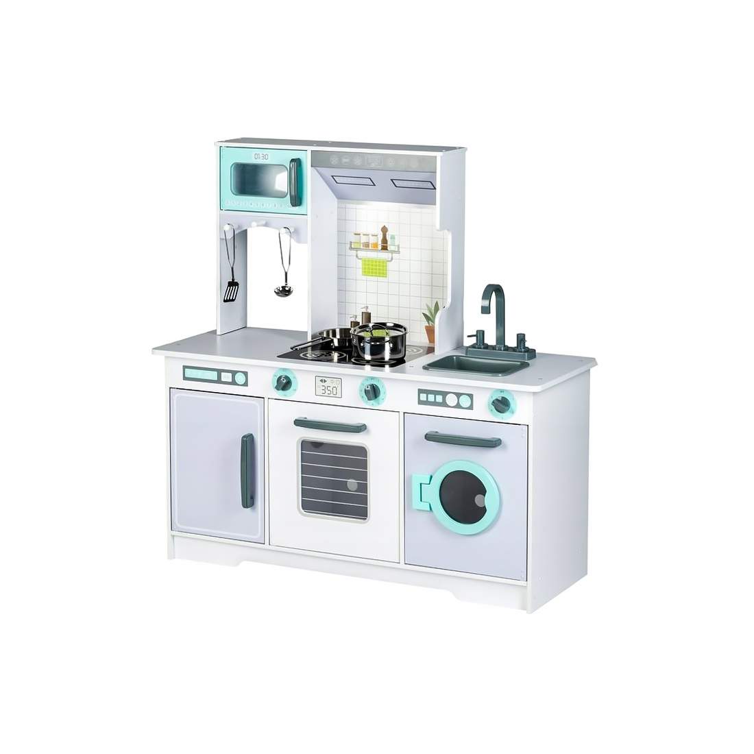 Träkök för Barn med Tillbehör och Rörliga Delar | Elektronik - Tillbehör Mobil & Surfplatta - Mobiltillbehör - Mobilkablar - Tillbehör | Pryloteket