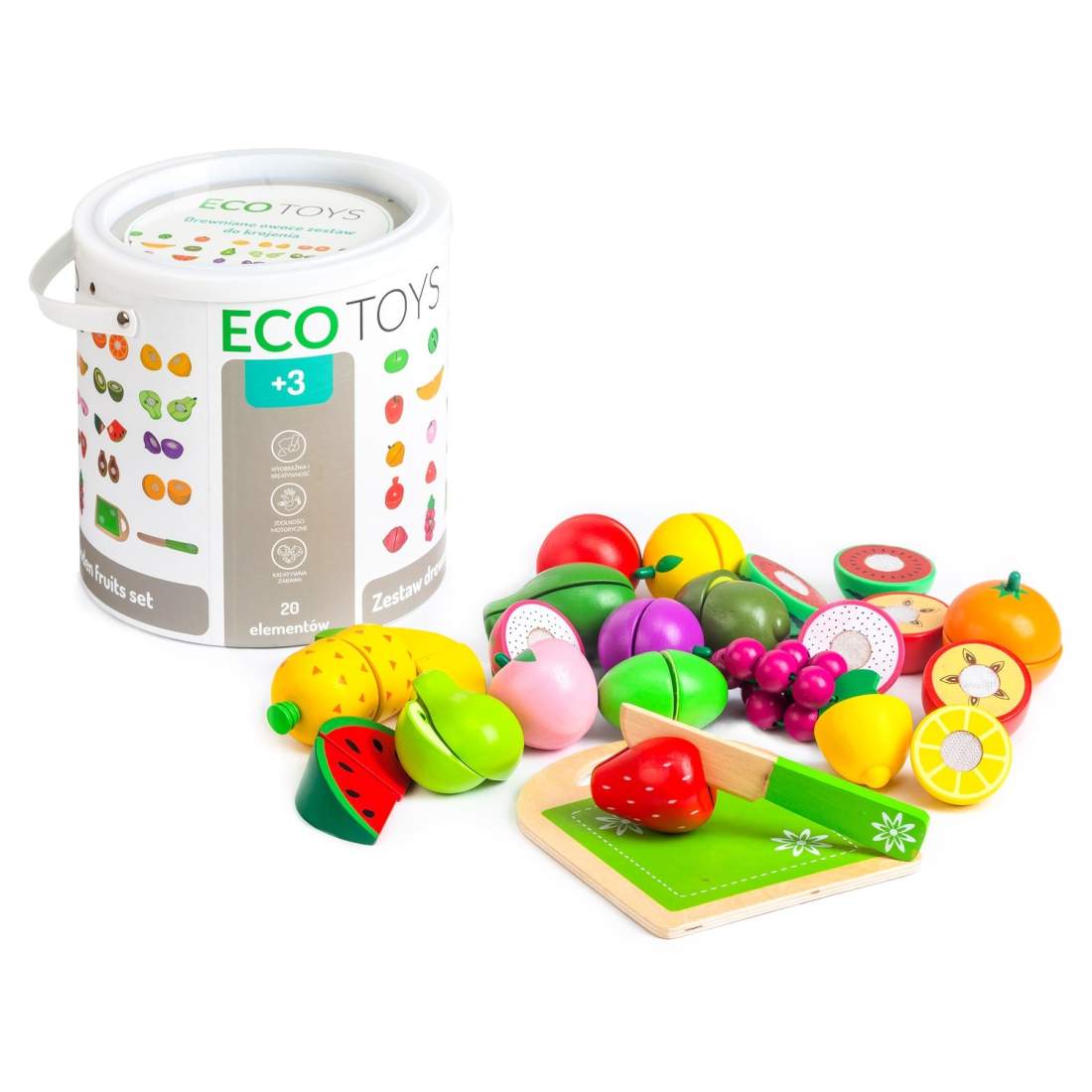 Färgglada Träfrukter för Barn - Pedagogisk Lek | Elektronik - Kablar & Adaptrar - Adaptrar & Signalomvandlare - Ljud | Pryloteket