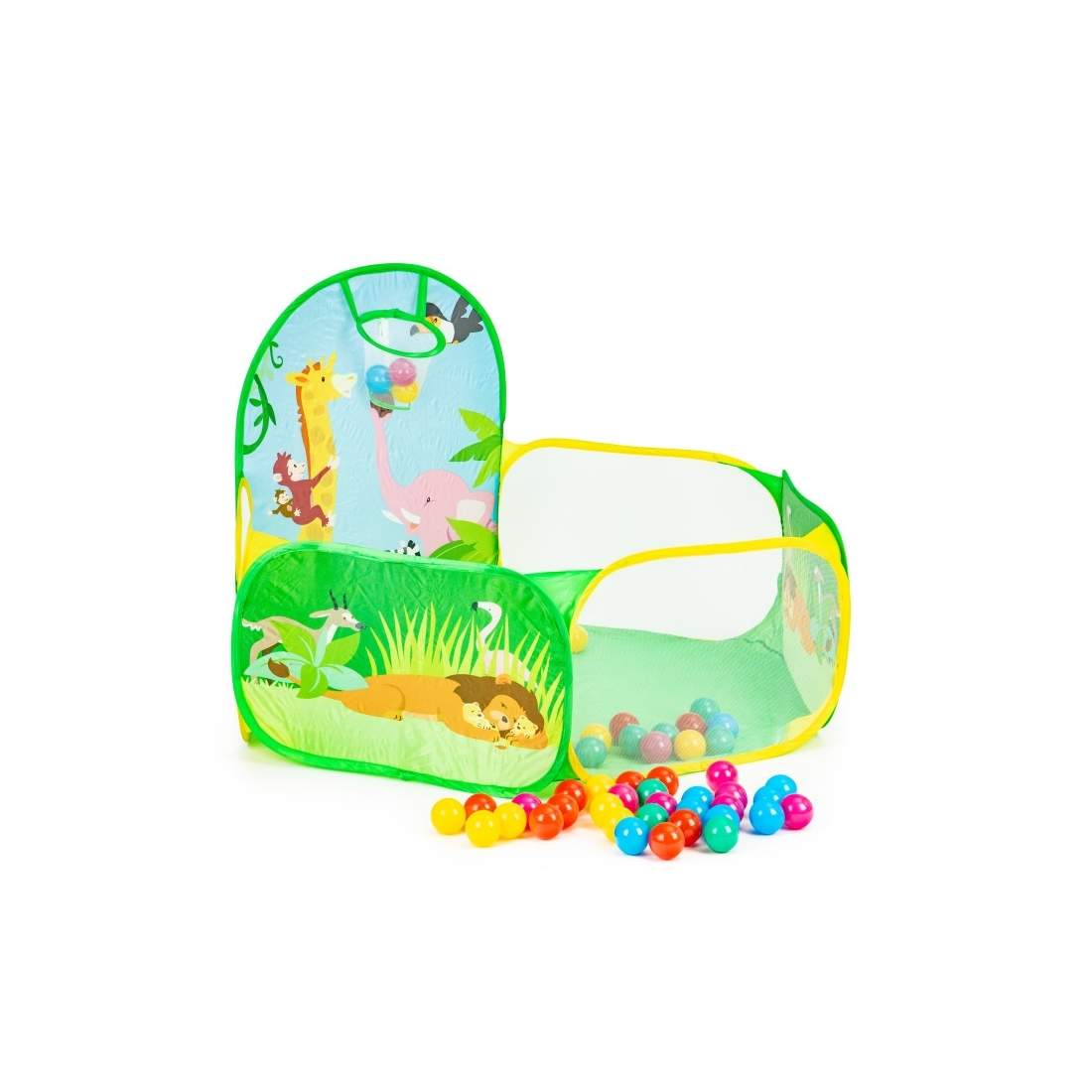 Barnpool med 50 Färgglada Bollar & Kastkorg | Elektronik - Kablar & Adaptrar - Adaptrar & Signalomvandlare - USB | Pryloteket