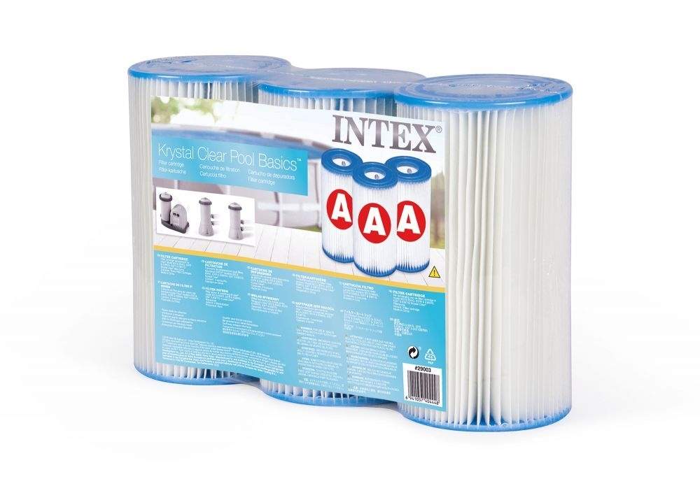 Intex filtersæt - type A (hvid, cirkulær plastik)