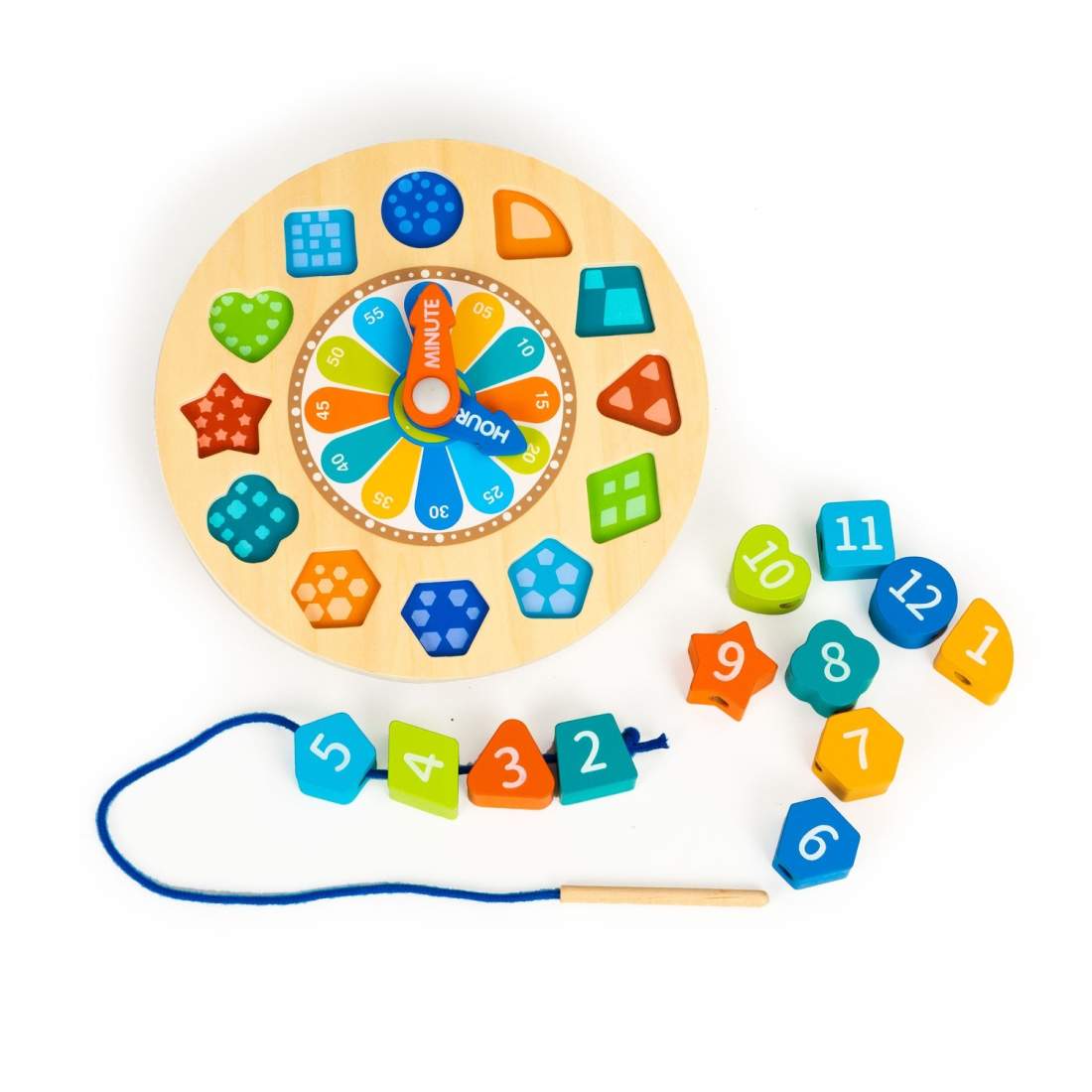 Pedagogisk 3-i-1 Träleksak med Lysande Detaljer | Mode & Accessoarer - Smycken, Smyckesset & Tillbehör - Ringar | Pryloteket