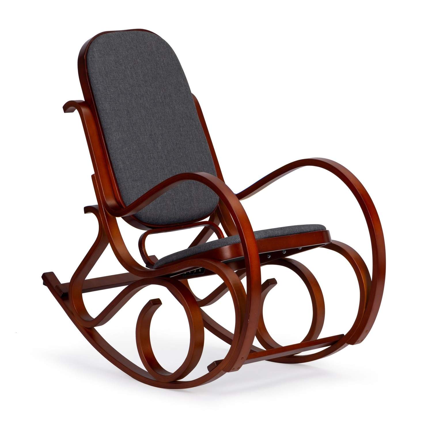 Elegant gyngestol med slidstærkt stel og blødt skum