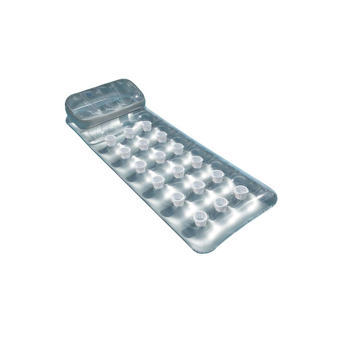 Uppblåsbar Madrass med Nackstöd - 188x71 cm | Leksaker & Spel - Leksaker - Bad- & Vattenlek - Uppblåsbart | Pryloteket