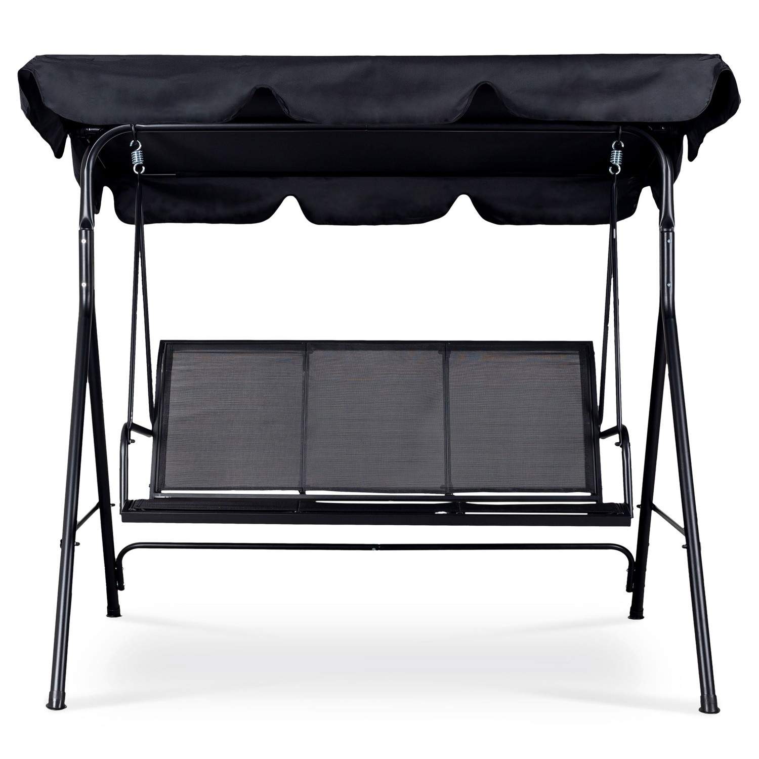 3-sits Trädgårdsgunga med Justerbar Baldakin, 200 kg | Hem & Hobby | Pryloteket