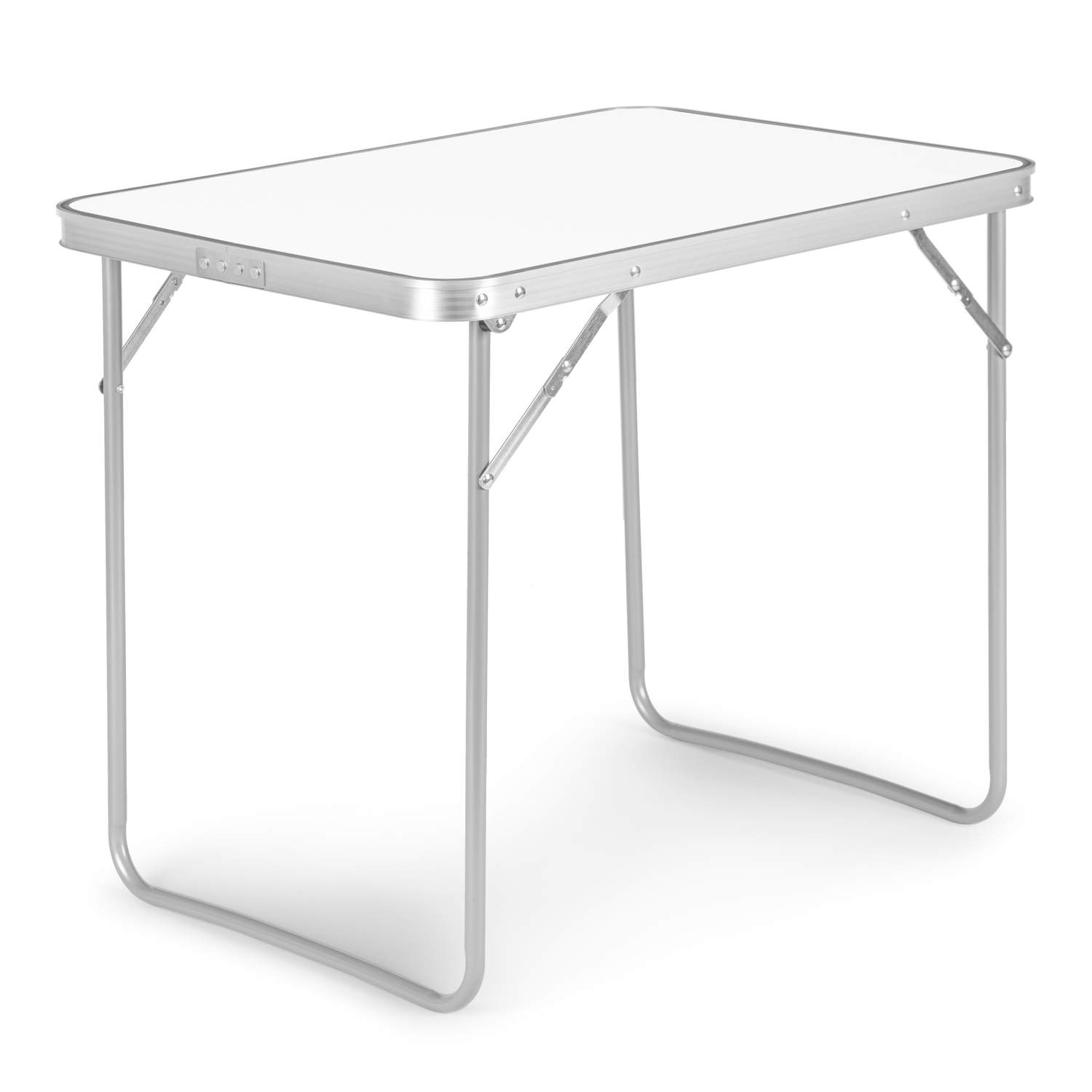 Let og stabilt sammenklappeligt campingbord 70x50 cm